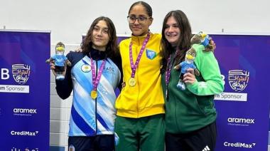 Angiolini y otro podio: subcampeona mundial en la Gimnasiada de Bahréin