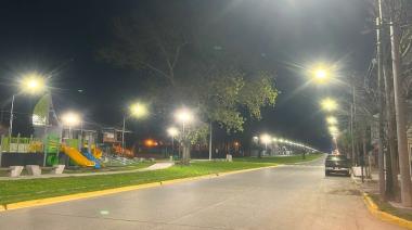 Avanza el recambio de luminarias en todo el distrito