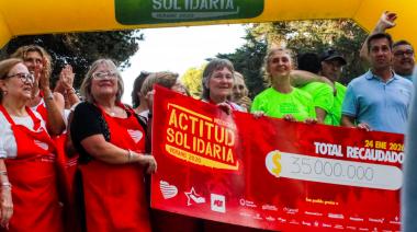 Actitud Solidaria donó $35 millones a los hospitales de Necochea y Quequén