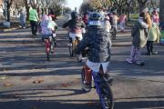 Más de 250 niños participaron de la bicicletada en el Día de la Seguridad Vial